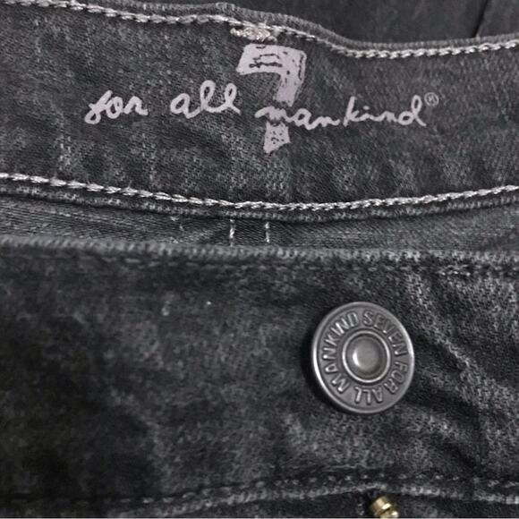 7 For all Mankind Black Jeans Size 28 - Picture 2 of 6